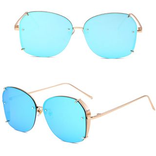 Kính mát thời trang nữ thiết kế độc đáo chống tia cực tím 105