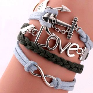 Vòng tay da nhiều tầng phong cách mới