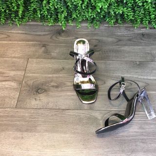 Giày cao gót 8cm Sandal gót mika