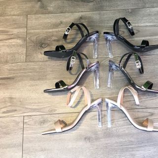 Giày cao gót 8cm Sandal gót mika