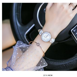 Đồng hồ nữ GUOU 66611 mặt đá khía sang chảnh