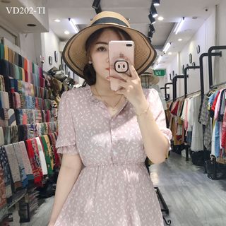 ĐẦM HOA TAY CON CỔ BÈO