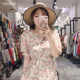 ĐẦM HOA TAY CON CỔ BÈO