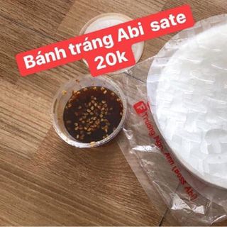 Bánh tráng sate abi