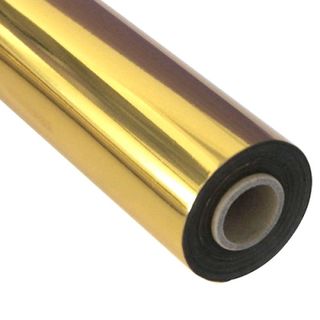 Bộ sản phẩm Nhũ ép kim vi tính vàng bạc khổ 10 cm dài 120m ép trên mực laze