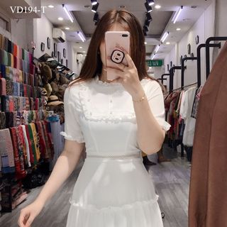 ĐẦM PHỐI REN ĐÍNH NGỌC