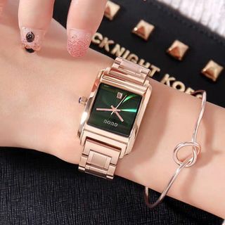 ĐỒNG HỒ NỮ DÂY KIM LOẠI GUOU 8089