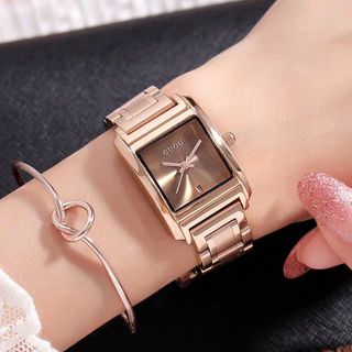 ĐỒNG HỒ NỮ DÂY KIM LOẠI GUOU 8089