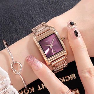 ĐỒNG HỒ NỮ DÂY KIM LOẠI GUOU 8089
