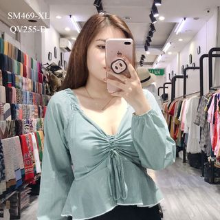 SƠ MI PEPLUM RÚT DÂY