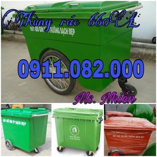 Thùng rác giá rẻ tại long an- thùng rác 120 lít 240 lít 660 lít giá chuyên sỉ lẻ