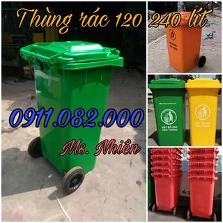 Thùng rác giá rẻ tại long an- thùng rác 120 lít 240 lít 660 lít giá chuyên sỉ lẻ