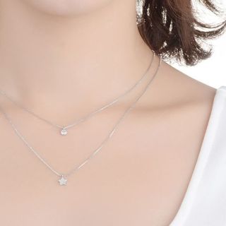 Dây Chuyền Bạc Phong Cách Hàn Quốc Bạc S925 Đeo Là Đẹp Thấy Là Yêu