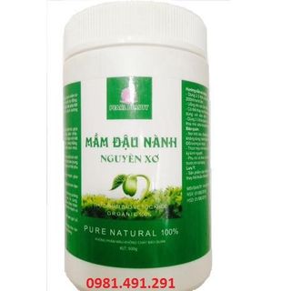 Mầm đậu nành nguyên xơ hộp 500g
