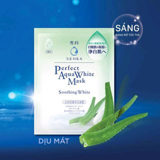 Mặt nạ dưỡng trắng da dịu mát Senka