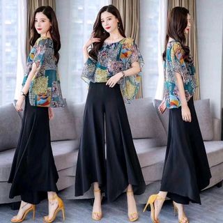 SÉT BỘ ÁO HOA PHONG CÁCH