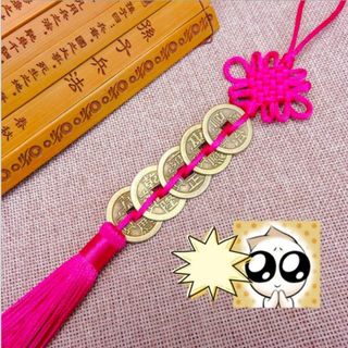 dây treo trang trí phong thủy 5 xu giá sỉ 15k
