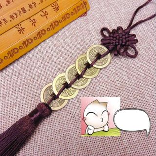 dây treo trang trí phong thủy 5 xu giá sỉ 15k