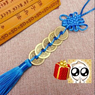 dây treo trang trí phong thủy 5 xu giá sỉ 15k