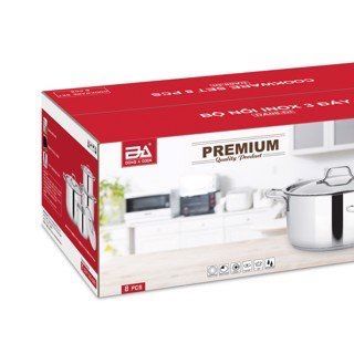 Nồi Bộ nồi Inox 3 đáy vung kính các loại