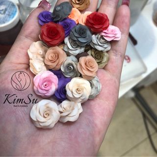 Hoa Hồng Bột Size Đại Nails giá sỉ