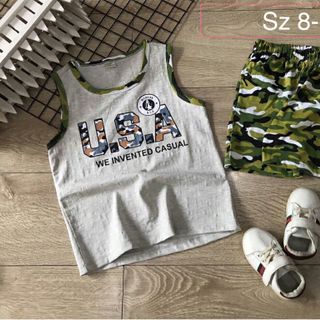 Bộ sát nách bé trai size đại