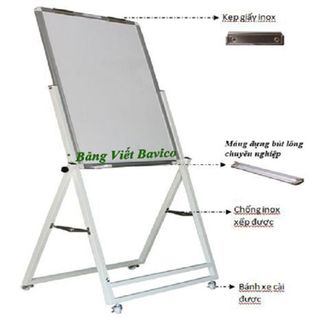 Bảng Flipchart cố định viết bút lông Ấn Độ kích thước 120x80cm giá sỉ