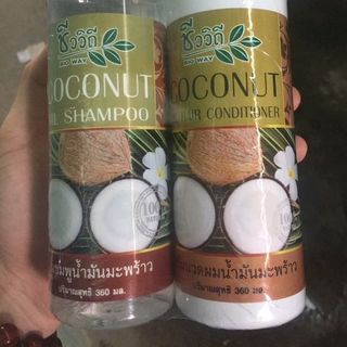 Cặp dầu gội xả dừa thái hãng