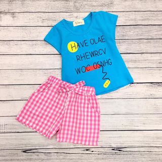 Sỉ bộ bé gái quần kẻ ri 8
