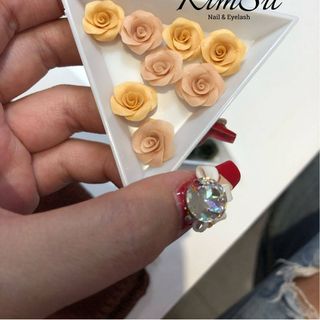 Hoa Hồng Bột Size Nhỏ Nails
