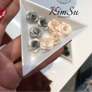 Hoa Hồng Bột Size Nhỏ Nails giá sỉ