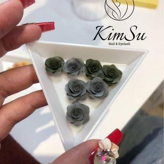 Hoa Hồng Bột Size Nhỏ Nails
