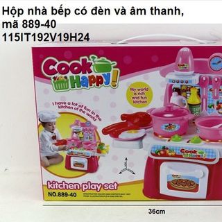 Hộp nhà bếp có đèn và âm thanh mã 889-40 giá sỉ