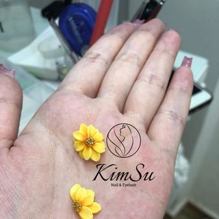 Hoa Hướng Dương Bột Nails