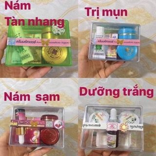 BỘ TRỊ MỤN NÁM TÀN NHANG DƯỠNG TRẮNG DA YANHEE giá sỉ