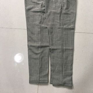 Quần baggy vải kẻ caro