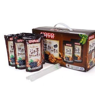 Sữa Óc Chó Mè Đèn 195ml - Set 20 bịch