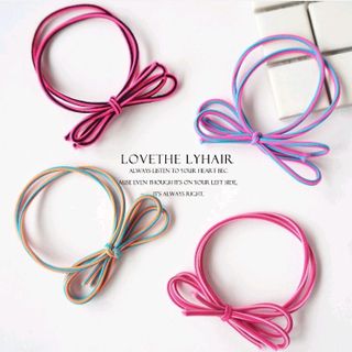 cột tóc phong cách hq