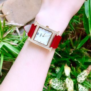 Đồng hồ nữ hemess đỏ