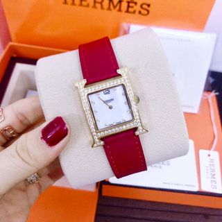 Đồng hồ nữ hemess đỏ