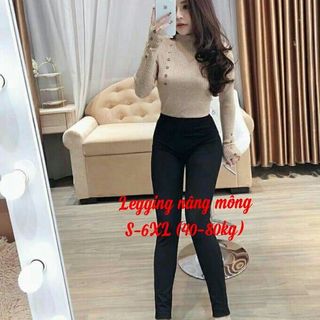 Quần legging nâng mông đủ size S-6XL 80kg vẫn vừa