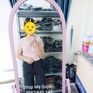 Quần baggy kẻ sọc đen ảnh thật có bigsize 65kg vừa