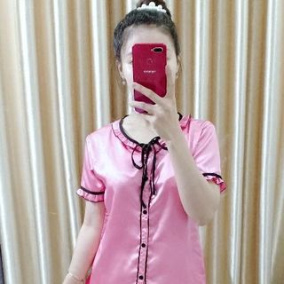 Lụa đùi viền bèo cổ