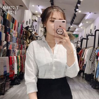 SƠ MI CARO TAY DÀI