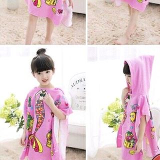 áo choàng tắm đi biển cho bé