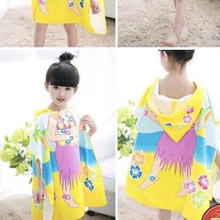 áo choàng tắm đi biển cho bé