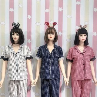 Lụa ren quần dài tay ngắn