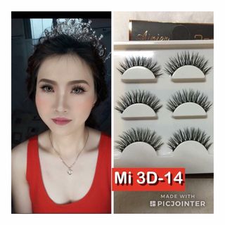 Long mi giả 3d lông mi chồn 3d