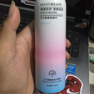 Xịt maycreate chống nắng nâng tone da