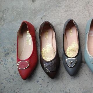 giầy công sở búp bê da